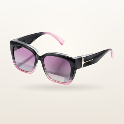 SunFit Ladies fit-over sunglasses in Plum Cross, polarised lenses